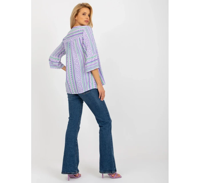 Dámska blúzka D73771M11062C fialová - FPrice Dámska blúzka D73771M11062C fialová - FPrice