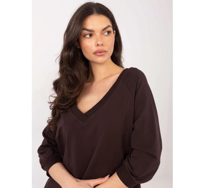 Blúzka RV BL 5676.09 tmavohnedá