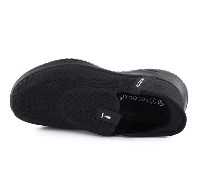 Dámska športová obuv slip on black Potocki BK01312 Dámska športová obuv slip on black Potocki BK01312