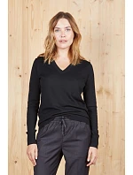 NEOBLU Sullivan Women Dámsky sveter s výstrihom do V 24.3988 night blue NEOBLU Sullivan Women Dámsky sveter s výstrihom do V 24.3988 night blue