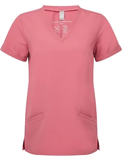 Onna NN 310 Dámsky elastický sveter s výstrihom do V 39.N310 calm pink
