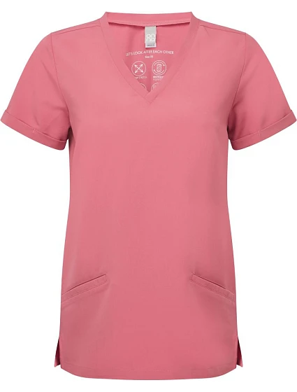 Onna NN 310 Dámsky elastický sveter s výstrihom do V 39.N310 calm pink Onna NN 310 Dámsky elastický sveter s výstrihom do V 39.N310 calm pink