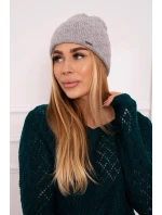 Čepice  světle šedá model 18750041 - K-Fashion