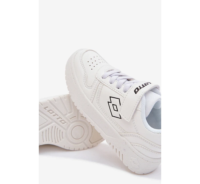 Dětské tenisky na suchý zip  Bílé model 22101607 - Big Star Shoes