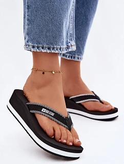 Dámské žabky na platformě Big Star NN274A727 Černé