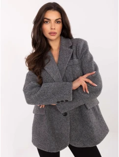 Kabát IT EN FL7696.16 tmavosivý