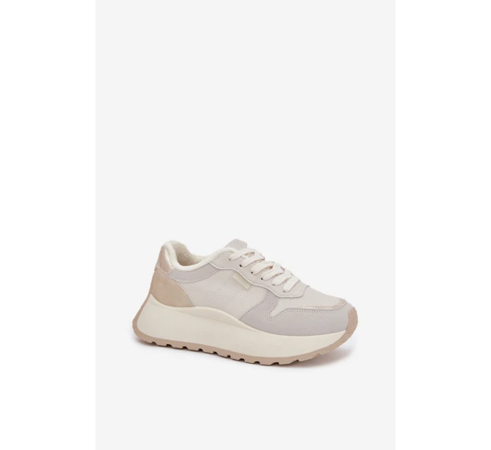 Dámske kožené tenisky Big Star HI-POLY SYSTEM - biele Dámske kožené tenisky Big Star HI-POLY SYSTEM - biele