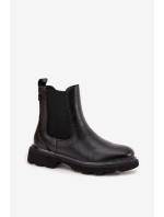 Dámska členková obuv - čierna Rivelia, zateplená so zipsom Dámska členková obuv - čierna Rivelia, zateplená so zipsom