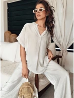 Dámská halenka béžová Dstreet model 21977045 - FashionStreet