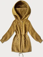 Bunda z horčicovej alpaky (W017#)