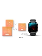 VELTORI VT200-1 Smartwatch Čierny silikónový remienok VELTORI VT200-1 Smartwatch Čierny silikónový remienok