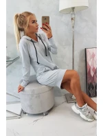Mikina s kapucňou šedá Mikina s kapucňou šedá