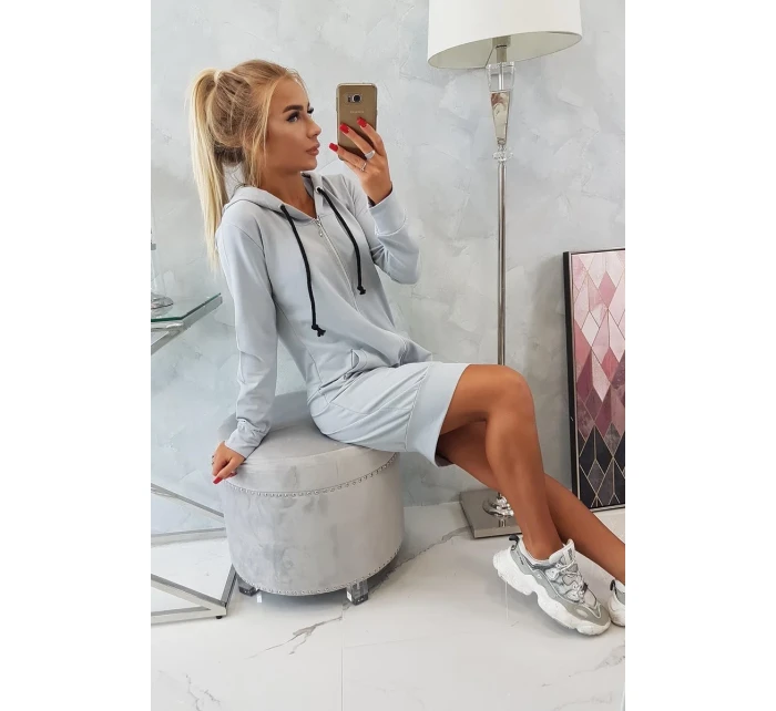 Mikina s kapucňou šedá Mikina s kapucňou šedá