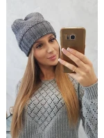 Dámska čiapka Danuta K331 tmavo šedá Dámska čiapka Danuta K331 tmavo šedá