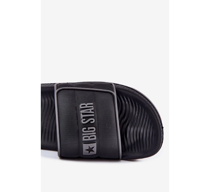 Męskie Klapki Big Star RR174A043 Czarne