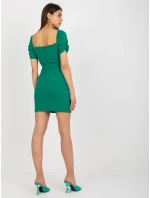 LK SK 508684 šaty.21X tmavo zelená