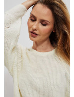 Oversize sveter - ecru