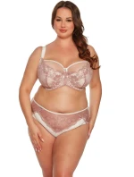 Maxi podprsenka BSM 1244 Ranita púdrovo ružová s ecru - Gaia Maxi podprsenka BSM 1244 Ranita púdrovo ružová s ecru - Gaia