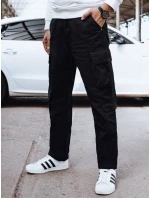 Pánske nákladné bojové nohavice čierne FashionStreet UX4325
