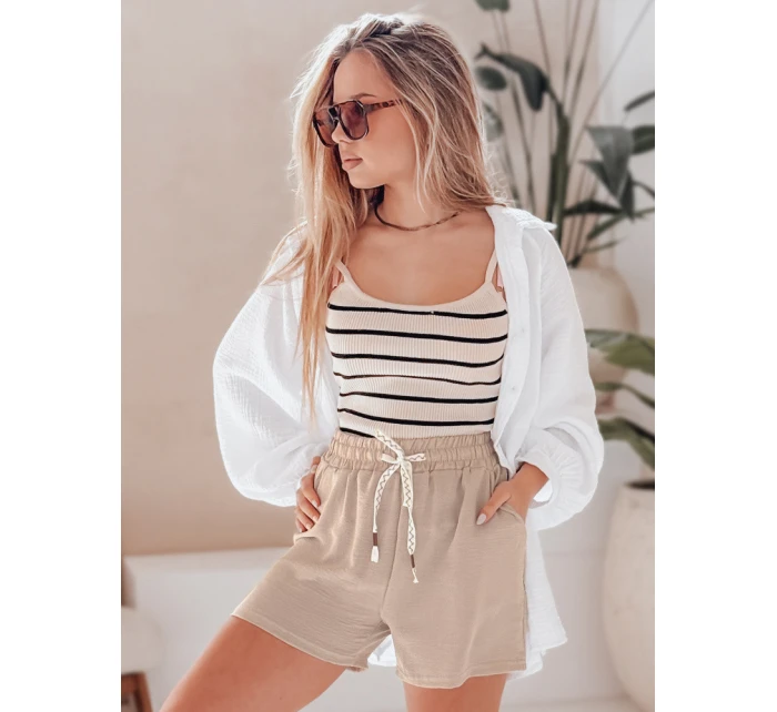 Dámske šortky NOT TOMORROW khaki Dstreet SY0447