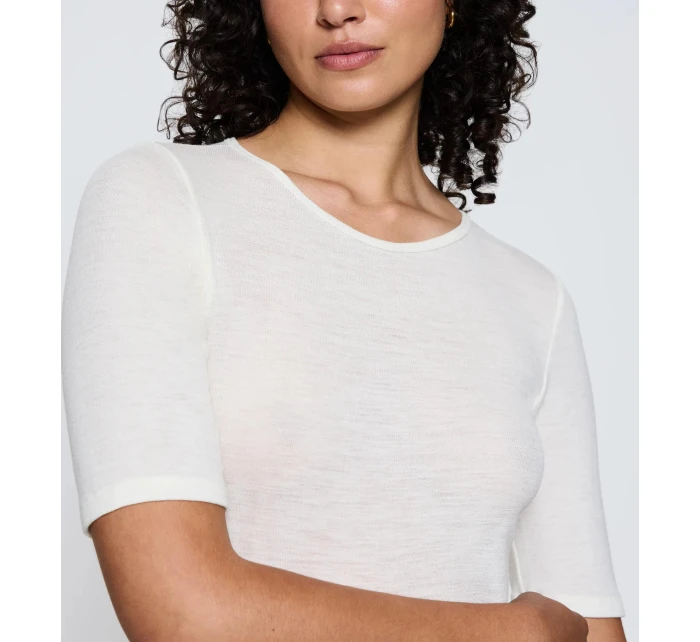 Dámske tričko Beauty Layers SSL Top Wool - WHITE - white 1595 - TRIUMPH