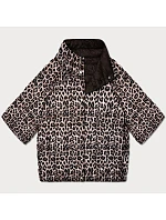 Dámska obojstranná plus size bunda s 3/4 rukávmi Goodlookin chocolate/panther (M6-6308-103)