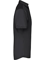 JN Popelínová business košile s krátkým rukávem 02.0 black model 22487631 - Daiber