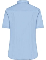 JN keprová halenka s krátkým rukávem 02.0 light blue model 22488345 - Daiber JN keprová halenka s krátkým rukávem 02.0 light blue model 22488345 - Daiber