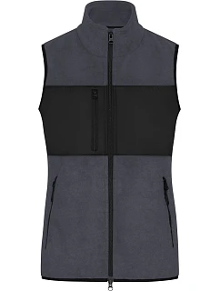 Daiber JN 1309 Dámska fleecová vesta 02.1309 carbon/black