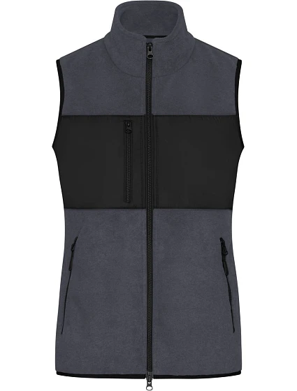 Daiber JN 1309 Dámska fleecová vesta 02.1309 carbon/black