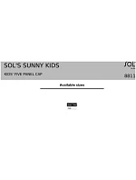 SOL'S Sunny Kids Detská 5-panelová čiapka s výstuhou 25.8111 čierna SOL'S Sunny Kids Detská 5-panelová čiapka s výstuhou 25.8111 čierna