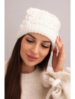 Dámská čepice Amira model 21878025 bílá - K-Fashion