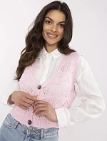 Jumper D93076J90849A svetlo ružový