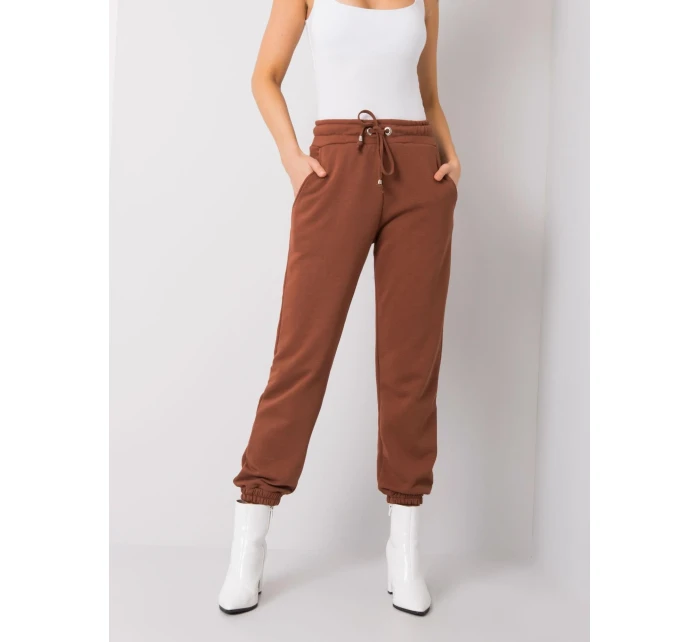 Tepláky RV DR 6120.03P tmavo hnedá