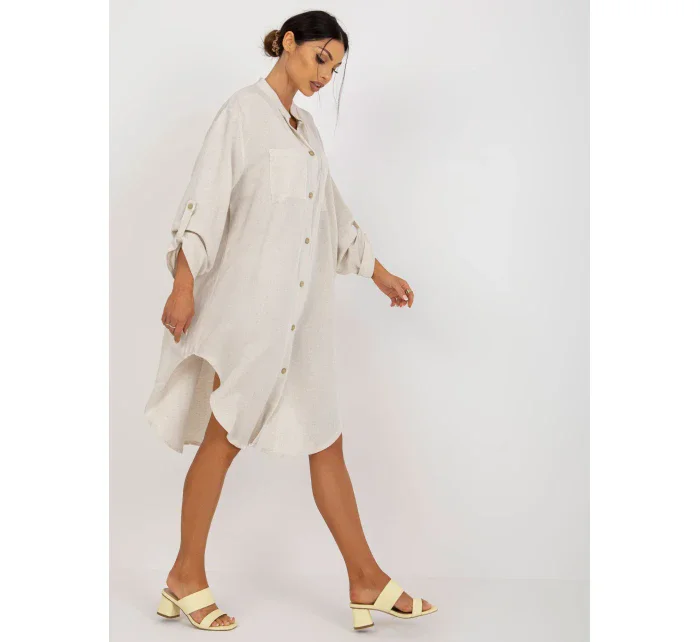 TW SK BE 199D šaty.85P svetlo béžová