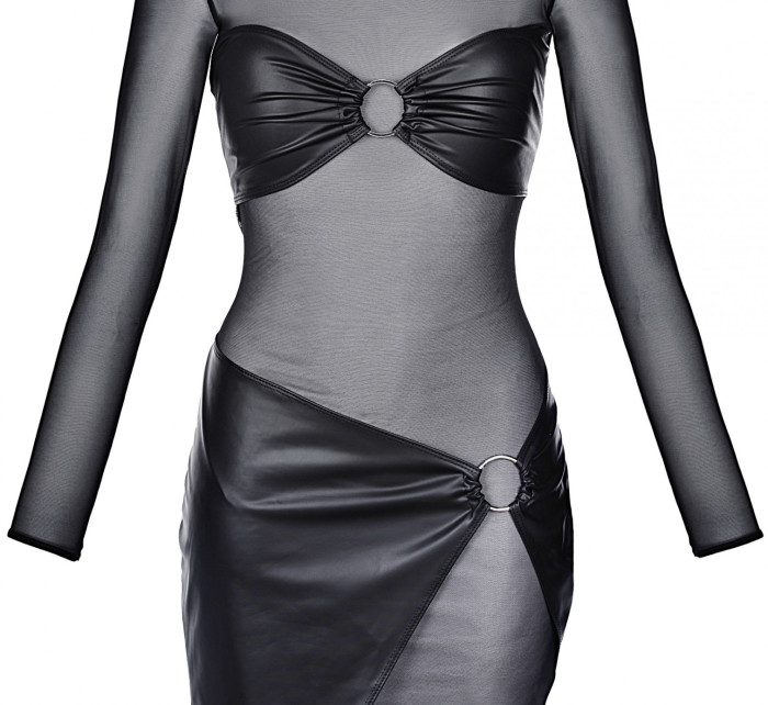 Dámske šaty V-9219 čierne - Axami