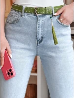 Dámske úzke džínsové nohavice FITARINKA modré FashionStreet UY2422 Dámske úzke džínsové nohavice FITARINKA modré FashionStreet UY2422