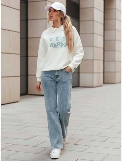Dámske džínsové nohavice s rovnými nohavicami TANIALES modré FashionStreet UY2670 Dámske džínsové nohavice s rovnými nohavicami TANIALES modré FashionStreet UY2670