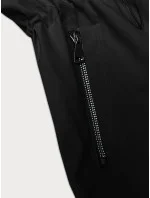 Tenká černá bunda s kapucí model 19456813 - S'WEST