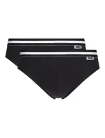 Pánske nohavičky 2 ks DIM COTTON STRECH SLIP 2x - DIM - čierne