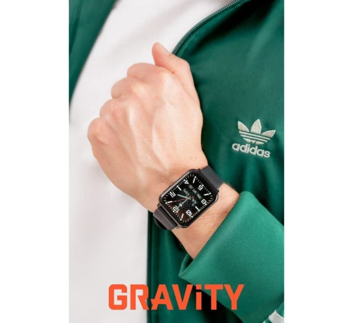 Chytré hodinky Red Black 2 Stripes model 21807461 - Gravity Chytré hodinky Red Black 2 Stripes model 21807461 - Gravity