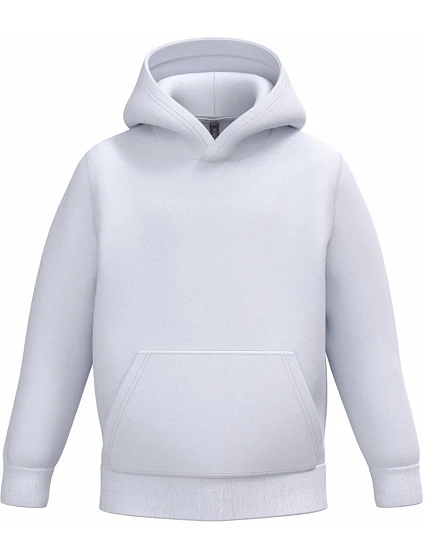 Kariban K 477 Detská mikina s kapucňou 20.K477 biela