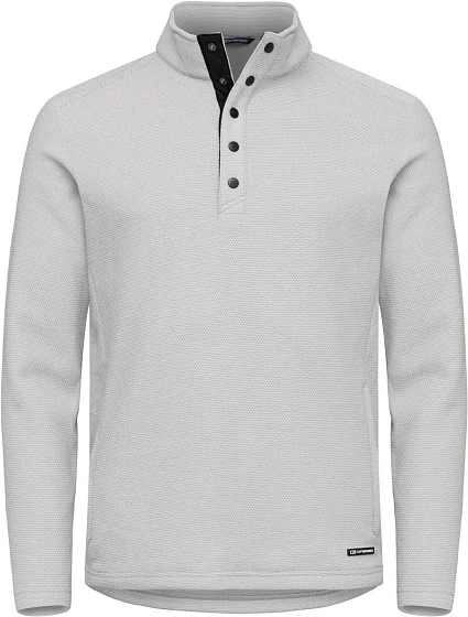 Cutter & Buck Hunts Fleece Men Pánska fleecová mikina „Hunts Point“ 68.8428 strieborná Cutter & Buck Hunts Fleece Men Pánska fleecová mikina „Hunts Point“ 68.8428 strieborná