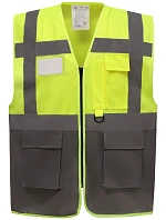 Yoko HVW 801 Hi-Vis multifunkčná vesta 79.W801 hi vis žltá/sivá Yoko HVW 801 Hi-Vis multifunkčná vesta 79.W801 hi vis žltá/sivá
