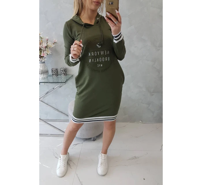 Khaki šaty Brooklyn