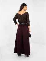 Nohavice IT SP 17872.29 tmavo fialové