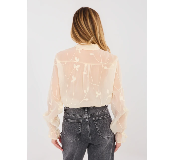 Košeľa LK KS 510104.98 béžová