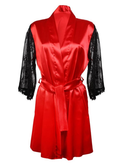 Housecoat model 18227763 Red - DKaren