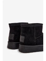 Detské snehové topánky Big Star - čierne