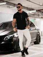 Pánske tričko 278060 čierne - Ola Voga